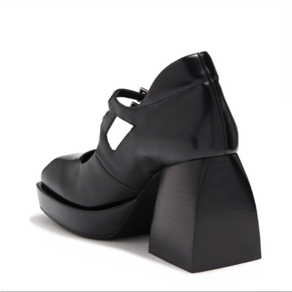 Jeffrey Campbell Corgi Double Strap Mary Jane Platform Pump - Picture 2 of 9